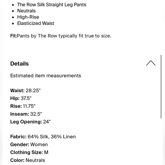 The Row Galas - Silk/Linen, size M - Picture 3 of 7